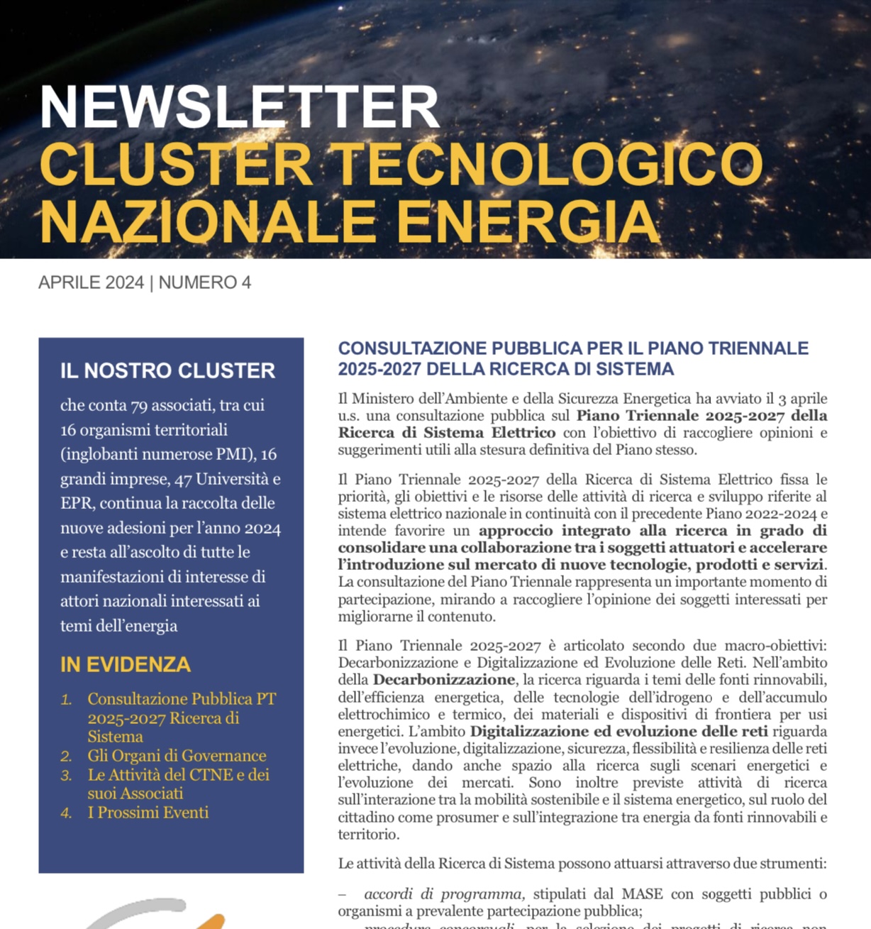 Newsletter CTN Energia n.4 2024